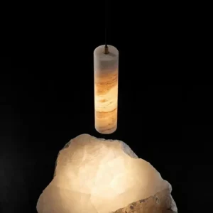 Luxury Alabaster Column Pendant Light PA006 2
