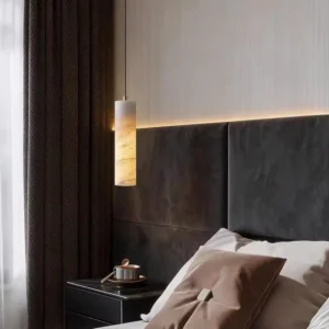 Luxury Alabaster Column Pendant Light PA006 5