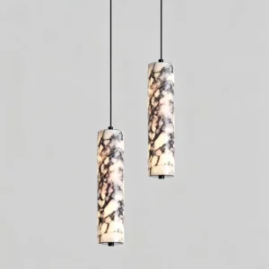 Modern Marble Cylinder Pendant Light PB002 4