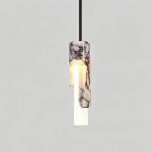 Modern Marble Tube Pendant Light PB004 1