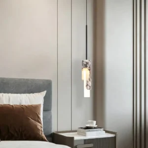 Modern Marble Tube Pendant Light PB004 3