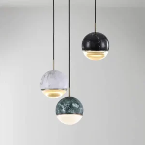 Modern Marble Globe Pendant Light PB015 1