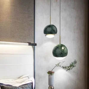 Modern Marble Globe Pendant Light PB015 5