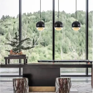 Modern Marble Globe Pendant Light PB015 6