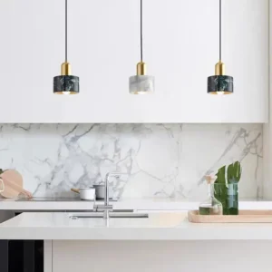 Minimalist Marble Pendant Light PB016 1