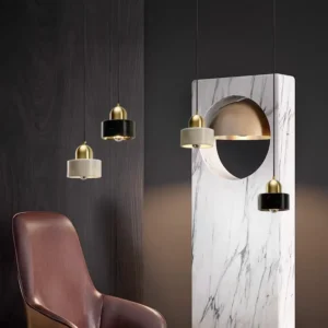 Minimalist Marble Pendant Light PB016 5
