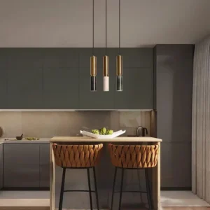 Modern Marble Cylinder Pendant Light PB017 3