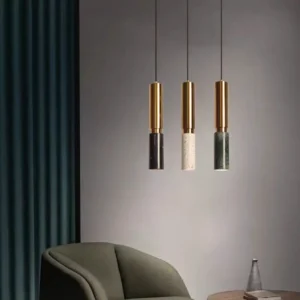 Modern Marble Cylinder Pendant Light PB017 4