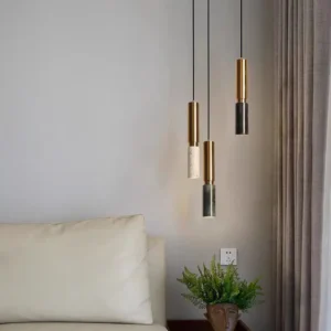 Modern Marble Cylinder Pendant Light PB017 5