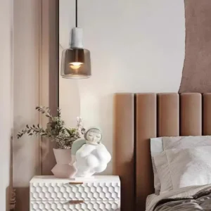 Modern Glass & Marble Pendant Light PB022 4