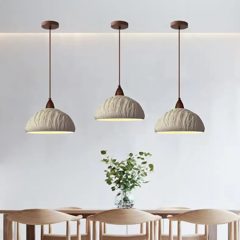 Wabi-Sabi Concrete Dome Pendant Light PC001 1