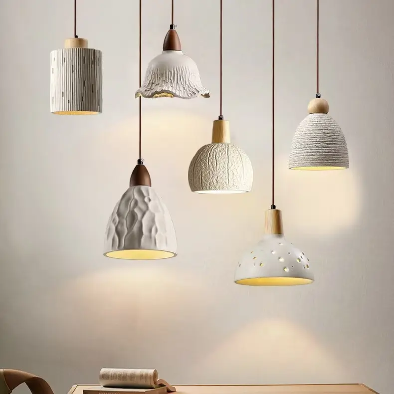 Wabi-Sabi Concrete Dome Pendant Light PC001 6