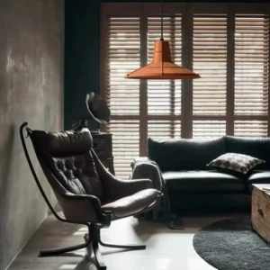 Organic Modern Concrete Hanging Pendant Light PC002 4