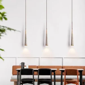 Minimalist Concrete Hanging Pendant Light PC003 2