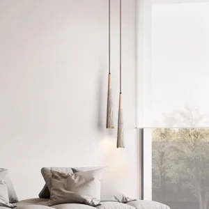 Minimalist Concrete Hanging Pendant Light PC003 3