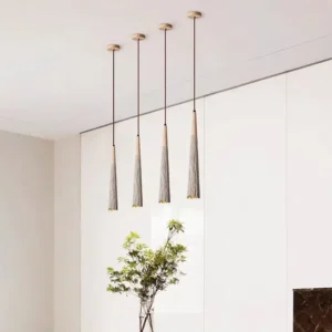 Minimalist Concrete Hanging Pendant Light PC003 4