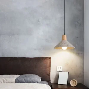 Wabi-Sabi Concrete Cone Pendant Light PC004 5