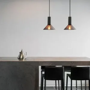 Industrial Concrete & Metal Pendant Light PC005 4