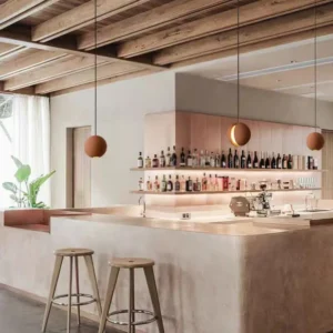 Modern Concrete Sphere Pendant Light PC007 5