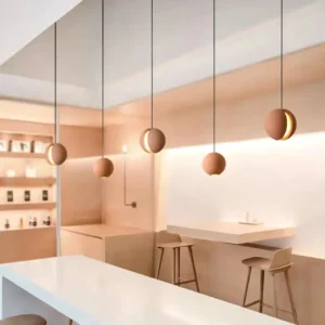 Modern Concrete Sphere Pendant Light PC007 8