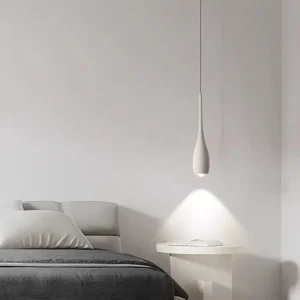 Scandinavian Concrete Teardrop Pendant Light PC009 1