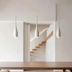 Scandinavian Concrete Teardrop Pendant Light PC009 3