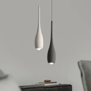 Scandinavian Concrete Teardrop Pendant Light PC009 4