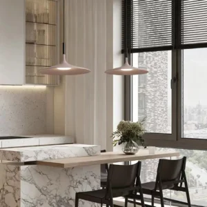 Minimalist Concrete Disc Pendant Light PC010 2