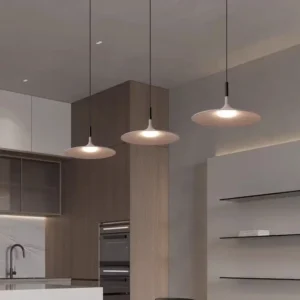 Minimalist Concrete Disc Pendant Light PC010 5