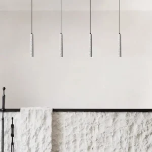 Modern Concrete Cylinder Pendant Light PC011 6