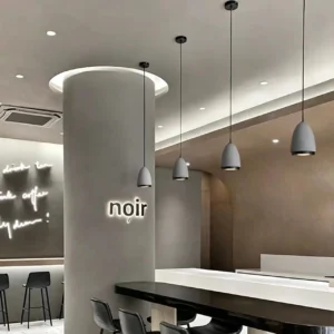 Scandinavian Concrete Bell Pendant Light PC016 2