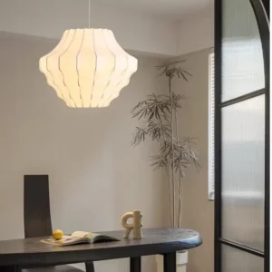 Modern Silk Lantern Pendant Light P5002 2