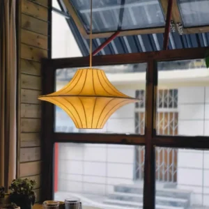 Modern Silk Hourglass Pendant Light P5004 3