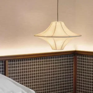 Modern Silk Hourglass Pendant Light P5004 4
