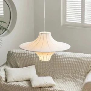 Modern Silk Hourglass Pendant Light P5004 7