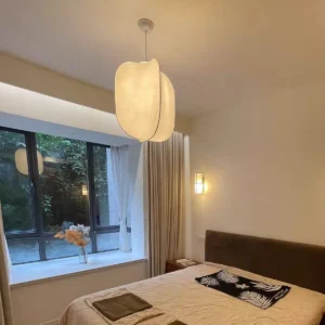Organic Modern Silk Pendant Light P5007 1