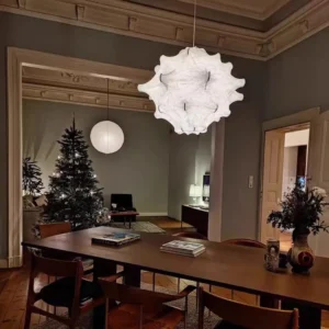 Modern Natural Silk Cloud Pendant Light P5008 2