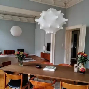 Modern Natural Silk Cloud Pendant Light P5008 4