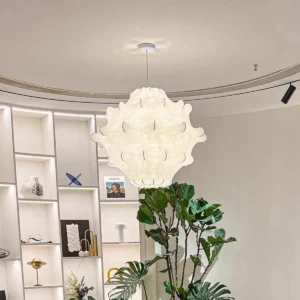 Modern Natural Silk Cloud Pendant Light P5008 5
