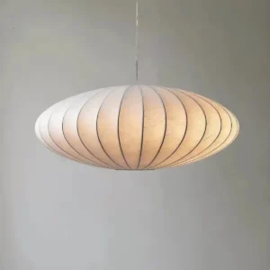 Handcrafted Natural Silk Pendant Light P5014 1