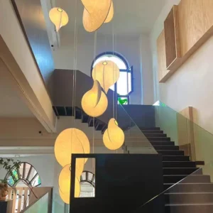 Modern Sculptural Leaf Shape Pendant Light P5023 3