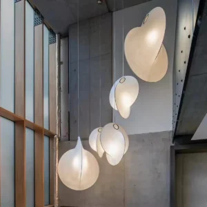 Modern Sculptural Leaf Shape Pendant Light P5023 4