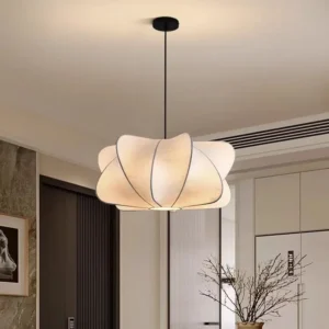 Modern Silk Blossom Pendant Light P5024 1