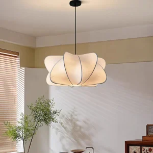 Modern Silk Blossom Pendant Light P5024 4