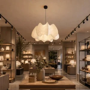 Modern Handmade Silk Pendant Light P5026 3