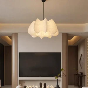 Modern Handmade Silk Pendant Light P5026 5