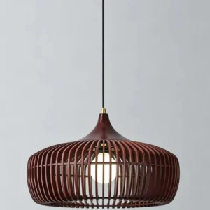 Organic Modern Wooden Pendant Light PD001 12