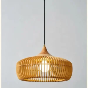 Organic Modern Wooden Pendant Light PD001 13