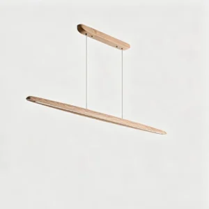 Nordic Solid Wood Linear Pendant Light PD003 6