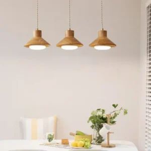 Minimalist Wooden Pendant Light PD010 5